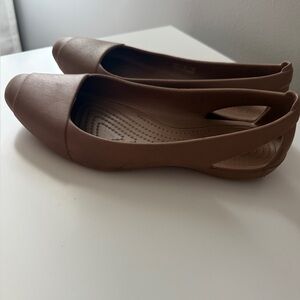 CROCS Women's Tan Flats